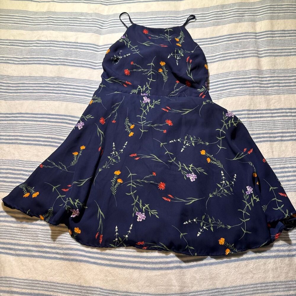 Lulus Women's Navy and Blue Dress